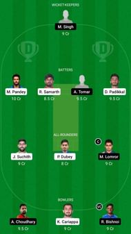 KAR vs RJS Dream11 Fantasy Suggestion #2